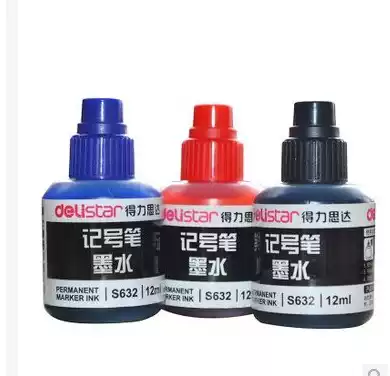 Effective deli marker ink S632 singular ink marker oily pen ink 12 ml