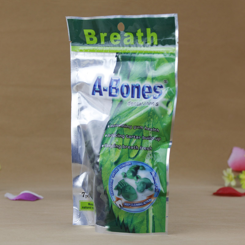 包邮 狗狗磨牙棒零食泰迪磨牙棒狗咬胶A-Bones动物造型洁牙骨7支