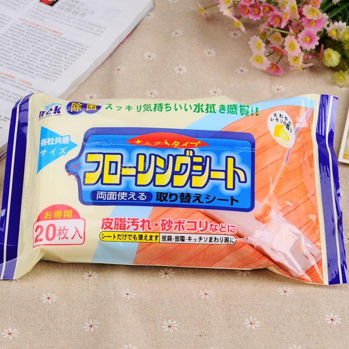 Disposable dust removal paper floor wipes antibacterial electrostatic vacuum cleaner flat mop sticky paper rag paper 20 pieces