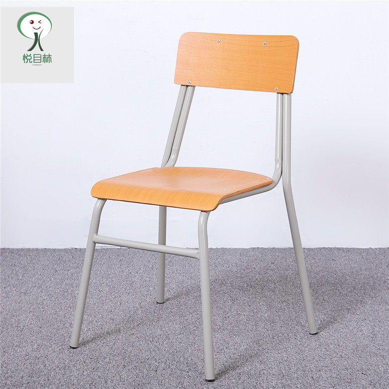 Yuemulin Staff Training Conference Chair Student Counseling Tutorial Stool School Chair Canteen Dormitory Back Chair
