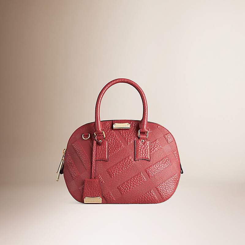 BURBERRY/博柏利Orchard - 小号格纹压花皮革奥查德手袋 39908401