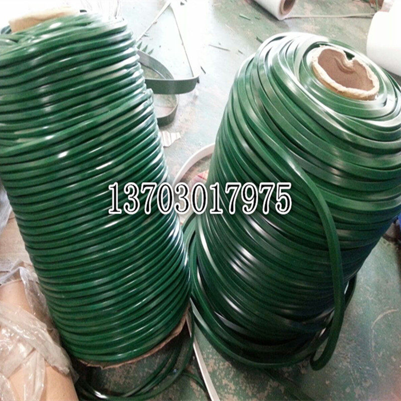 PVC Green White Anti-Run Track Belt Guide Belt Guide Belt Reinforced Guide Belt