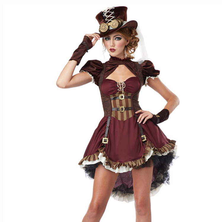 Halloween Halloween Magician Uniform Party Circus Tamer Clown Costume Nightclub Female Performance Costume