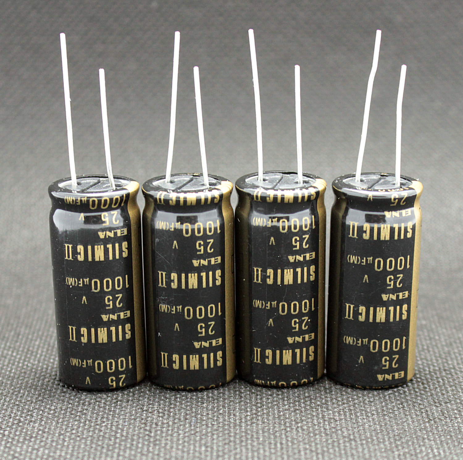 Original Ina ELNA 25V 1000UF RFS SILMIC II Fever Audio Electrolytic Capacitor Thailand