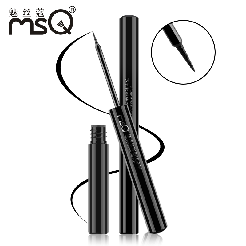MSQ/魅丝蔻防水炫彩眼线液笔 精细持久不晕染眼线笔 酷黑速干