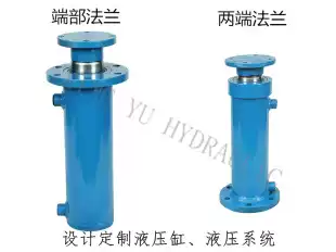 20-30 ton hydraulic cylinder Engineering hydraulic cylinder single two-way cylinder oil top oil pressure baler with hydraulic station