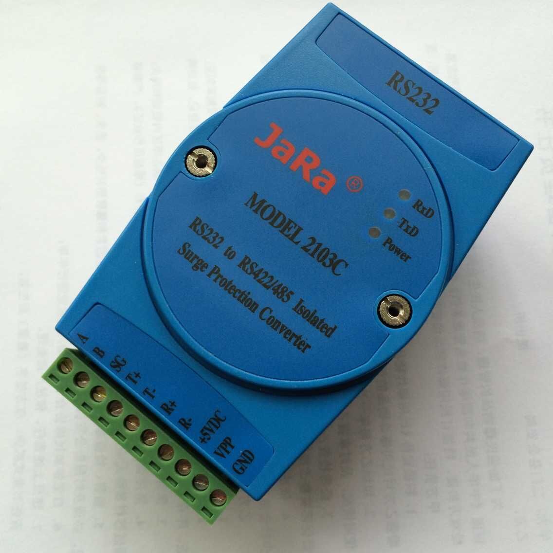 Jerry JaRa 2103C Industrial Class Active RS232 to RS485 RS422 Optoelectronic Isolator