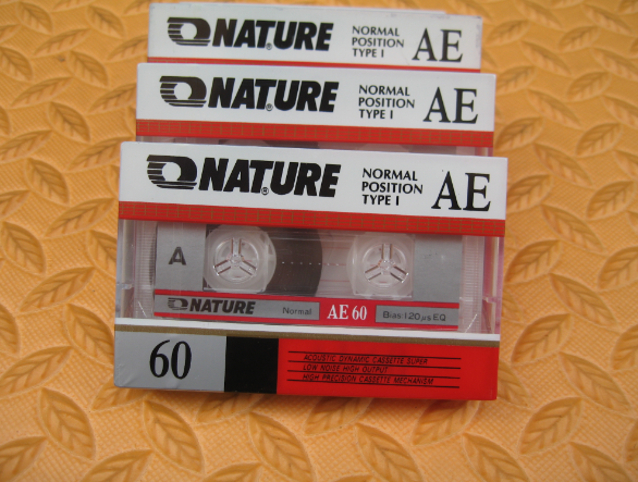 NATURE AE60 Nature 60 min new blank tape Ununpacked recording tape Single Disk price