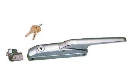 HS-1250A door handle with lock zinc alloy Refrigerated garage door handle Refrigerated garage Refrigeration accessories