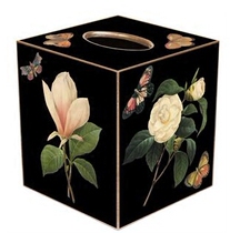 New York City Park American made dark night garden wave gilt handmade wooden trash can tissue box ornaments
