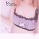 Bộ đồ lót cotton phù hợp với áo ngực nữ bằng ngực đặt bộ ngực kém ngực phẳng mềm mại. đồ lót phụ nữ Bộ đồ lót