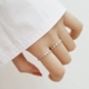 S925 sterling bạc nhẫn nữ dòng Nhật Bản và Hàn Quốc sóng răng cưa kim cương sáng cá tính hoang dã nhẫn đơn giản trang sức Hàn Quốc nhẫn kim tiền pnj Nhẫn