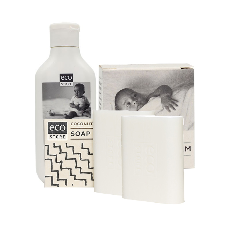 Ecostore护理套装 纯天然温和椰子香皂 80g*2 婴儿护臀霜 润肤乳