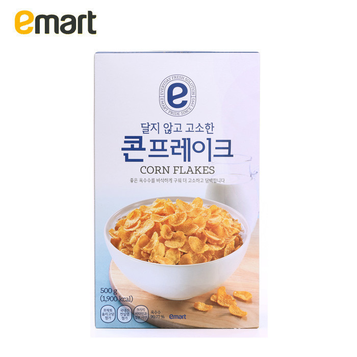 EMART易买得 韩国进口营养早餐香脆麦片500g燕麦谷物即食方便速食