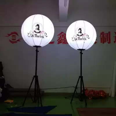 Custom inflatable luminous lamppost arch KTV bar opening celebration LED bracket lighting road guide ball gas model model