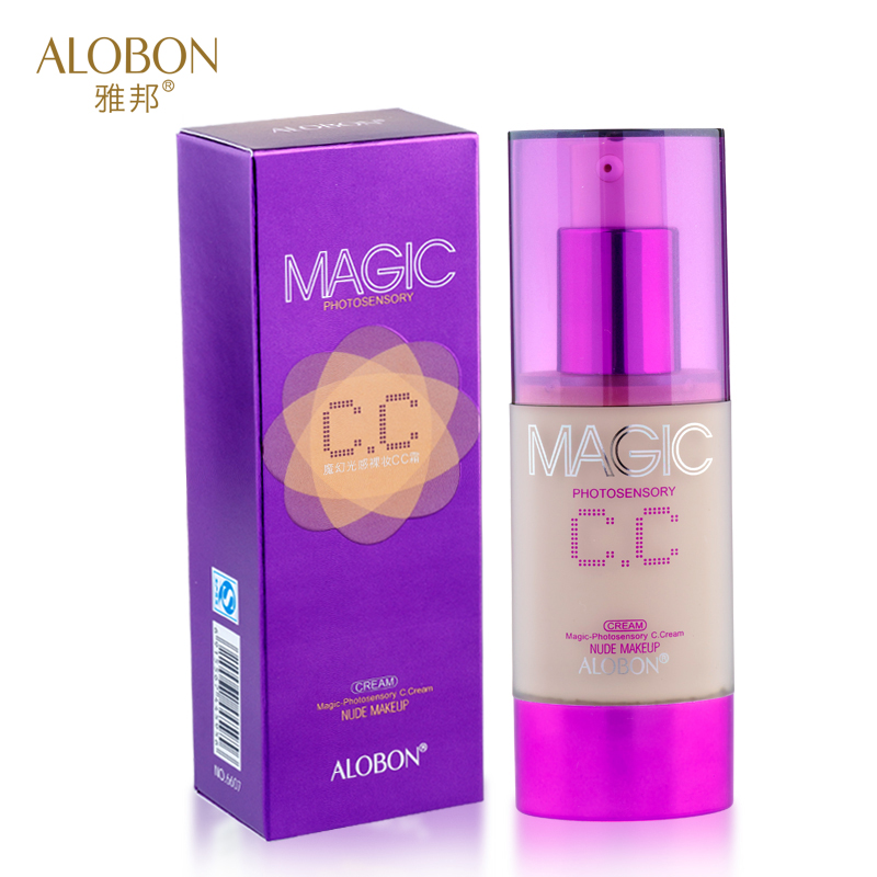 ALOBON/雅邦魔幻光感裸妆CC霜30ml补水保湿遮瑕定妆霜正品底妆
