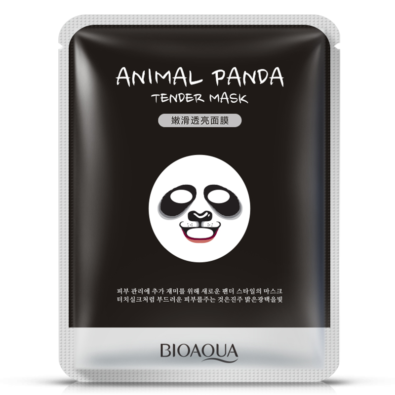 泊泉雅动物面膜熊猫面膜贴冬季补水保湿控油舒缓肌肤收缩毛孔面膜