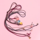 Ins đầu dây cô gái sao trăng tóc dây dài streamer phụ kiện tóc đuôi ngựa ban nhạc cao su Hàn Quốc giấc mơ ngọt ngào bầu trời đầy sao vòng tóc kẹp tóc đính đá Phụ kiện tóc