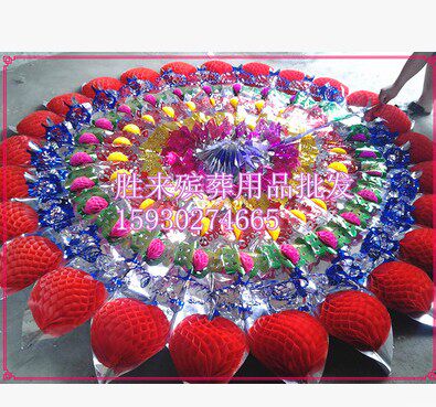 Exploits ultra low prices 2 5 m 3 rings Ball to enlarge Blossom Bright Flower Circle of Flower Circle Material Funeral Supplies Wholesale