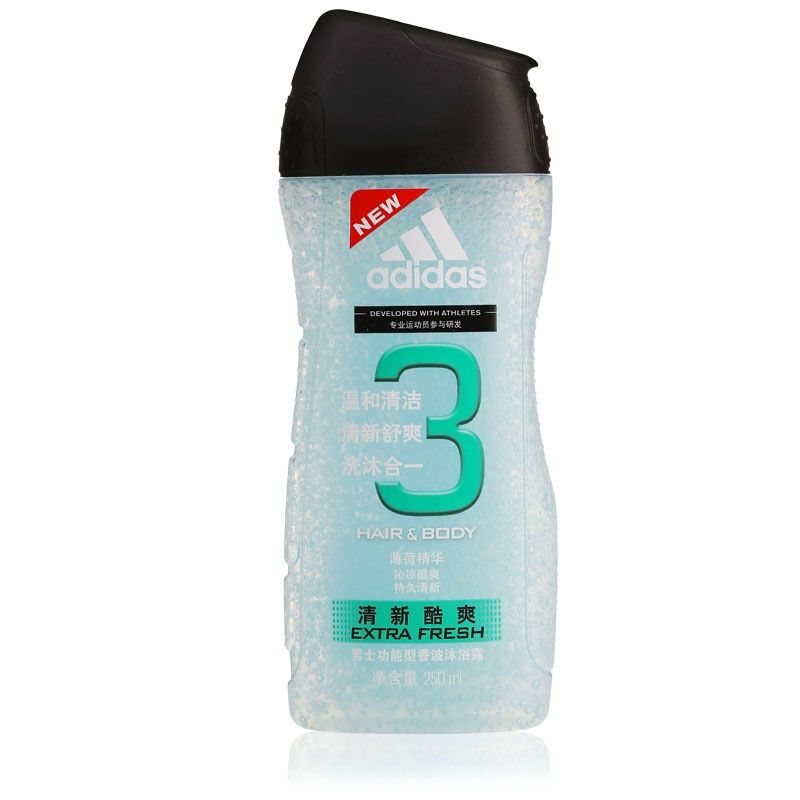【苏宁易购超市】阿迪达斯男士功能型香波沐浴露-清新酷爽250ml