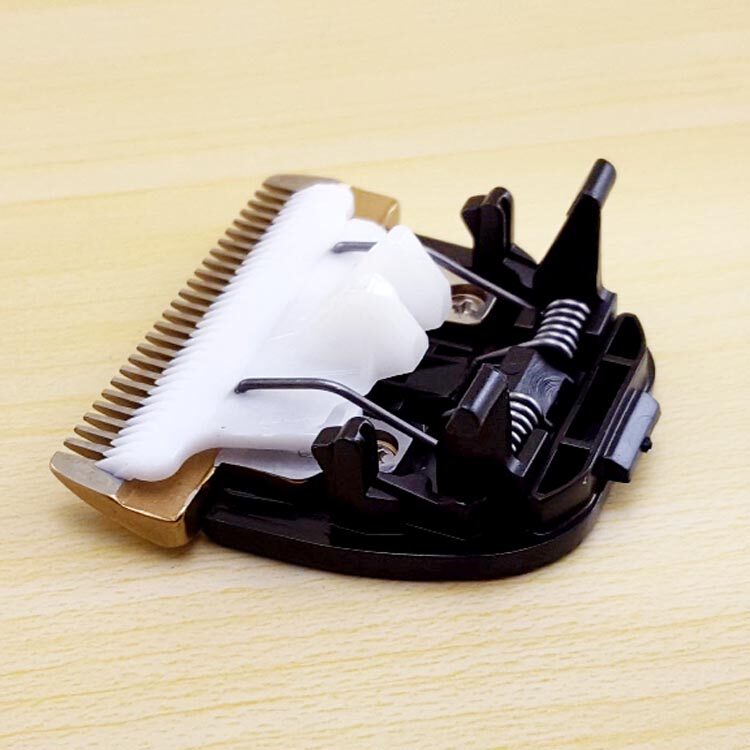 Angchen EC-719 hairdresser replacement ceramic cutter head professional adult children electric push cut high foot adjusting knife tooth distance