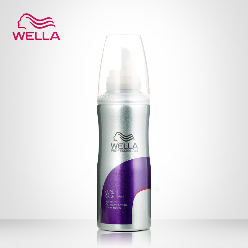 德国WELLA威娜泡沫发蜡女定型造型保湿蓬松护卷发专用摩丝200ml