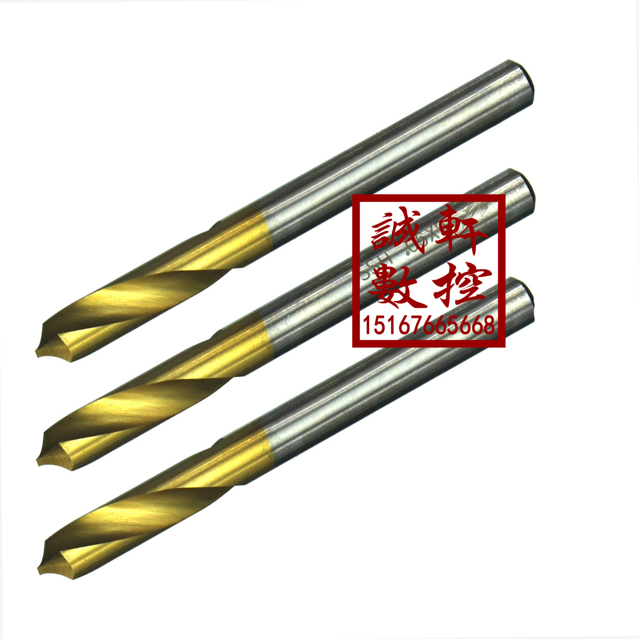 Boom Hair with cobalt plated titanium straight shank Pinpoint Drill 3 4 5 6 8 10 12 14 16 16 90 ° HSS-CO8-Taobao