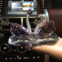 High-end creative personality car accessories ornaments decoration car ornaments Crystal car Swan perfume seat Women
