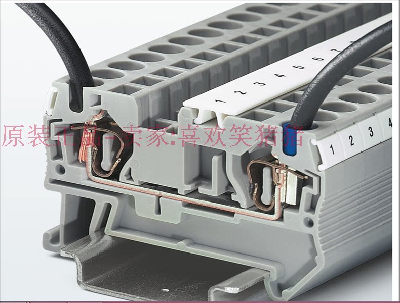 ST 10 German Phoenix pull-back spring straight-through wiring terminal ST10mm squared 3036110