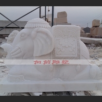 Stone carving Elephant Stone Thai Indian stone elephant marble lucky small elephant white marble town house stone elephant entrance stone elephant