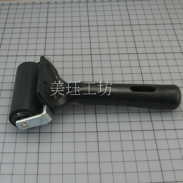 DIY handmade leather tool rubber roller press side wheel