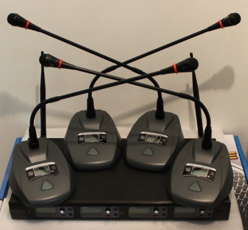 Desktop Gooseneck Microphone Mike One Drag 4 Wireless Conference Microphone Wireless Conferencing System Video Microphone-Taobao