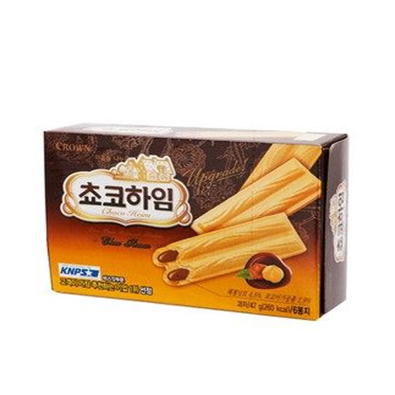 【天猫超市】韩国进口零食 可瑞安榛子巧克力夹心威化饼干甜味47g