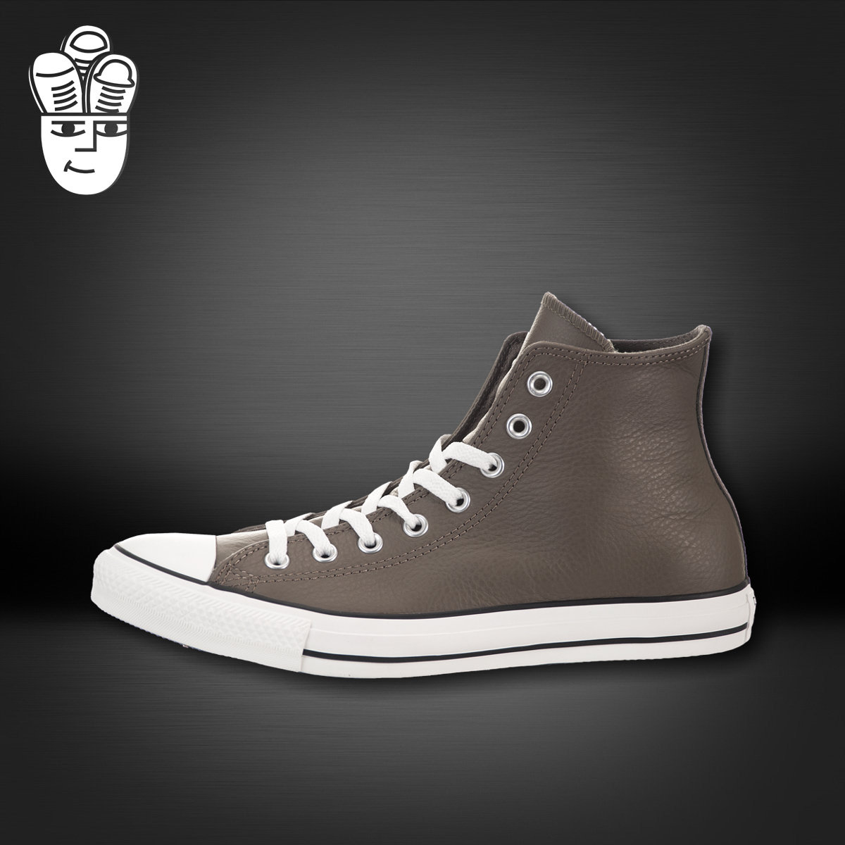 Converse Chuck Taylor Leather匡威男鞋 高帮皮面板鞋 休闲鞋