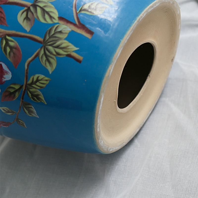 Jingdezhen ceramic who furnishing articles of the new Chinese style rural painting of flowers and cold pier embroidered pier who sitting room, bedroom decoration who in shoes