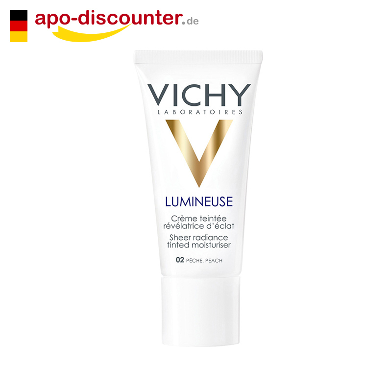 Vichy/薇姿焕彩亮肤保湿粉底霜 01净白色02桃粉色 30ml