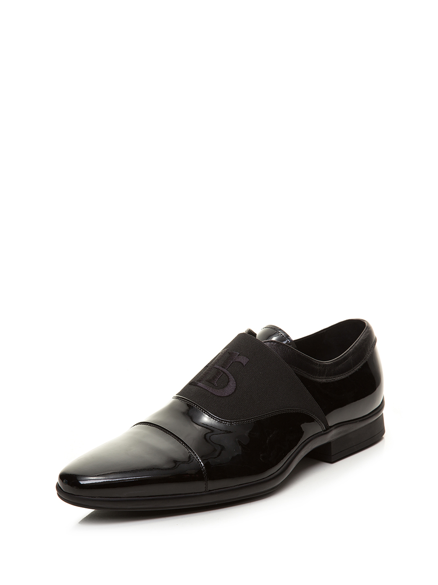 Roberto Botticelli 黑色拼接Logo饰休闲鞋