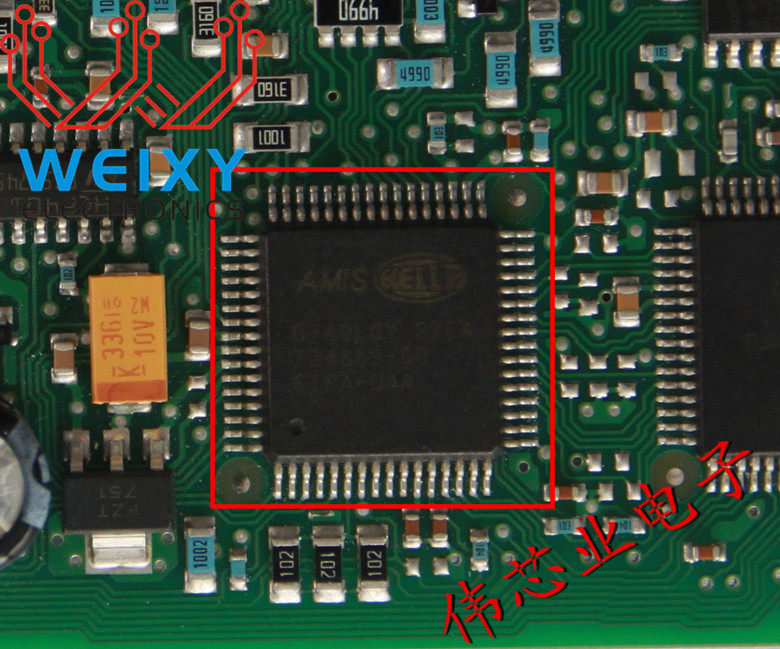 734859-00 S1FA-OAA Passat B5 Leading comfort computer board Vulnerable Haila chip direct shot