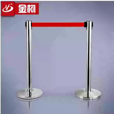 Jinke high-grade stainless steel railing seat Supermarket mall queuing guardrail Hospital bank security fence one-meter line