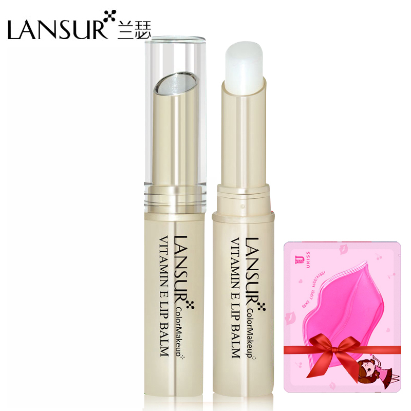 LANSUR/兰瑟维他命E润唇膏2.6g无色唇膏持久滋润淡化唇纹补水保湿