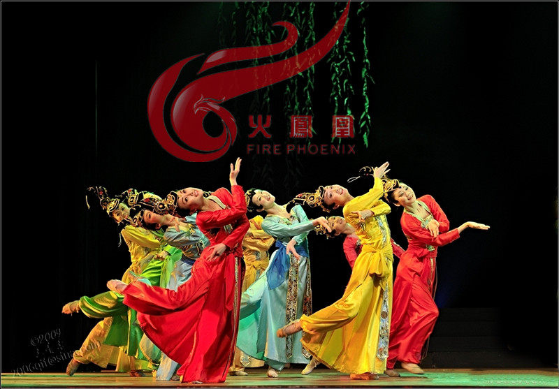 Women's group dance classical dance Bamboo Branches dance costumes Costume Costumes Original customization