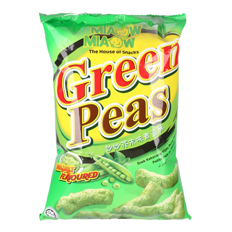 【天猫超市】马来西亚进口膨化零食品妙妙芥末青豆酥60g 休闲美食