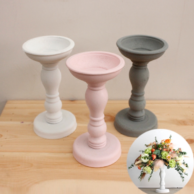Korean wooden size Roman column Floral candlestick Table flower Wedding wedding props Flower arrangement flower packaging materials