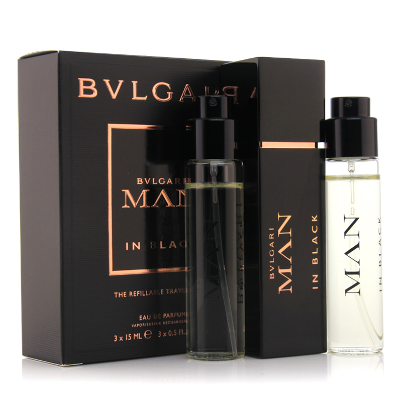 Bvlgari/宝格丽Man In Black当代绅士黑色时尚男士香水3*15ml礼盒