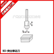 Jiefeng 1/4 * 1/2 dao nhô ra với dao cắt tỉa mang gỗ điện xẻ gỗ chế biến chuyên nghiệp dao cắt phay