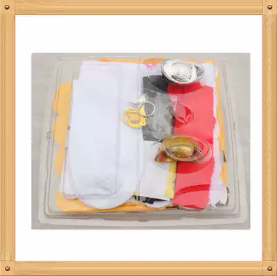 Shroud belt, leg belt, mouth bell, gold and silver ingots, handkerchief, jewelry bag, burial supplies, urn shroud