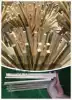 Bamboo strips with skin without slub DIY materials Bird cage Bamboo Bamboo sticks Bamboo pieces Bamboo silk square bamboo strips