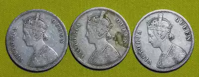 Early 1862 a rupee in the domestic circulation of silver dollars silver coins 3 bags of old bags really undervalued support Collection
