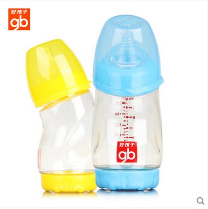 新生儿专用]好孩子婴儿奶瓶PPSU宽口径弧形防摔宝宝奶瓶180/260ML