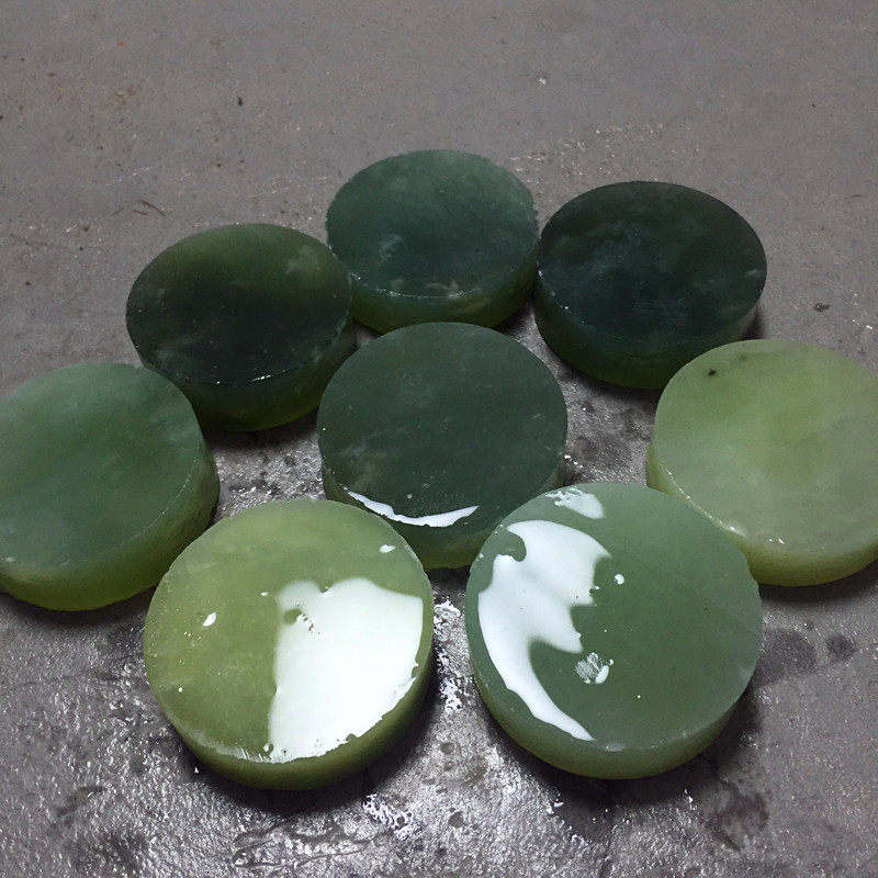 The Jade Bracelet Core can be used to carve natural jade ornament bracelet core to put piece paperweight chess DIY unpolished
